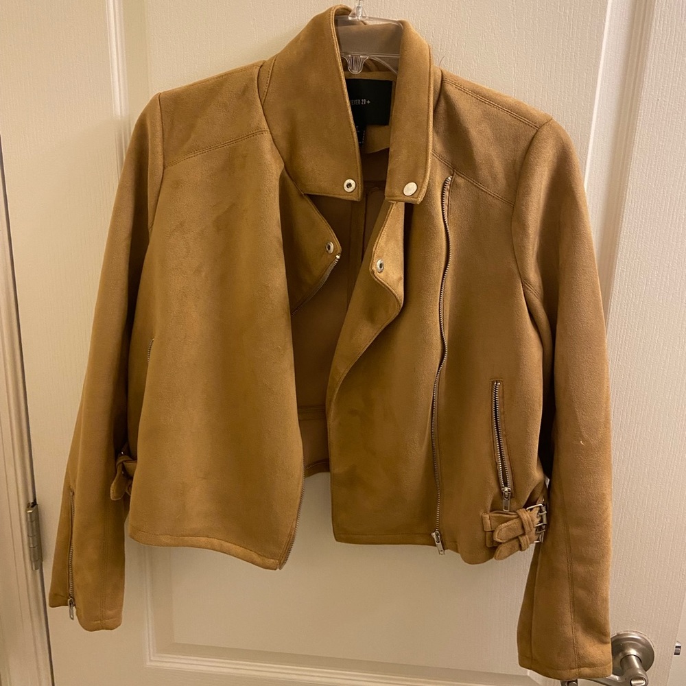 F21+ motto jacket